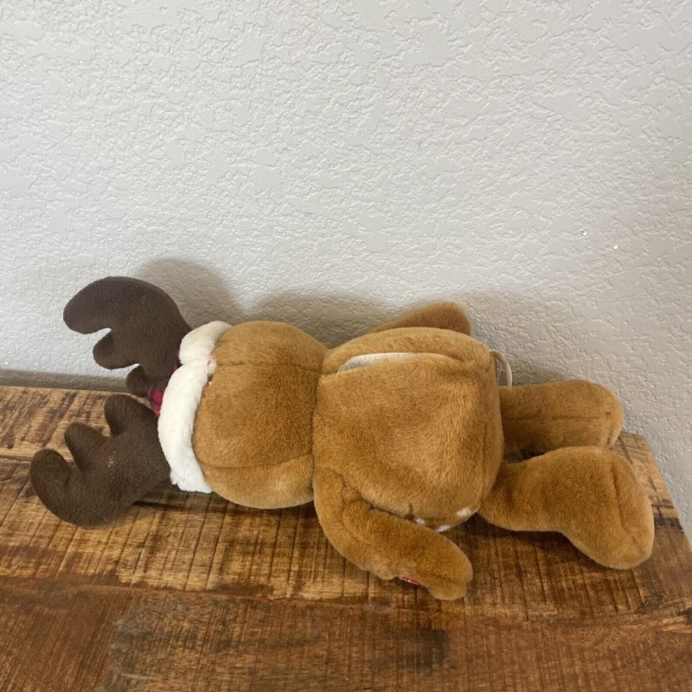 DanDee Tickle Wiggle Christmas Smiley Reindeer Plush Wiggles Does NOT Sing - Picture 6 of 7
